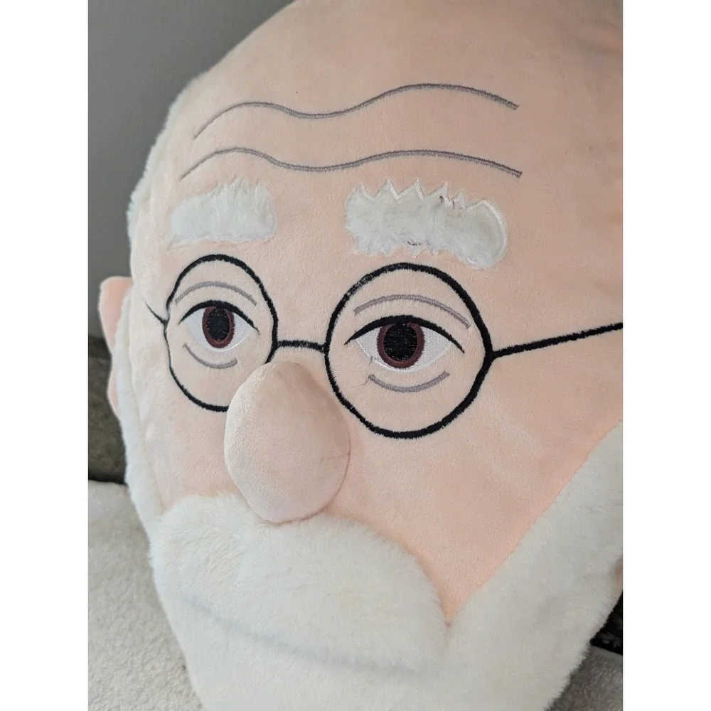 The Unemployed Philosophy Guild Sigmund Freud Pillow Stuffed Portrait Face Man